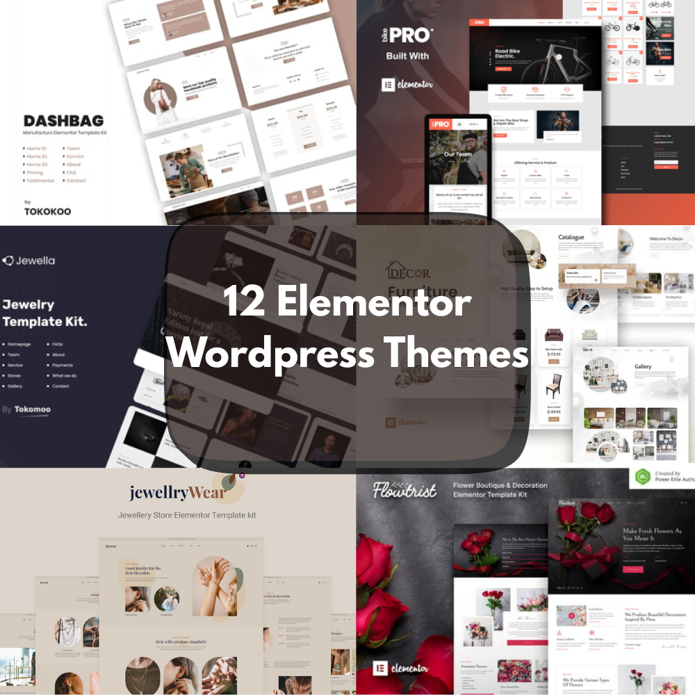 12 Premium Elementor eCommerce Website Themes (10 + 2 Bonuses)