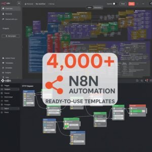 4000+ n8n Automation Templates Mega Bundle | AI & Social Media Workflows | Content Creation, Marketing, Business Automation Toolkit.