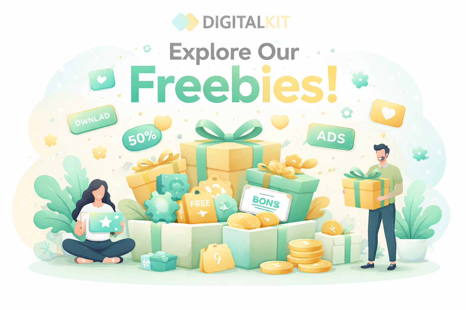 DigitalKit freebie for social media growth and online business