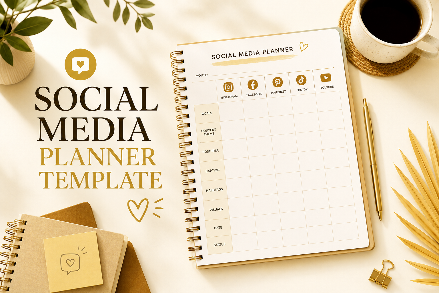 Social Media Planner Template
