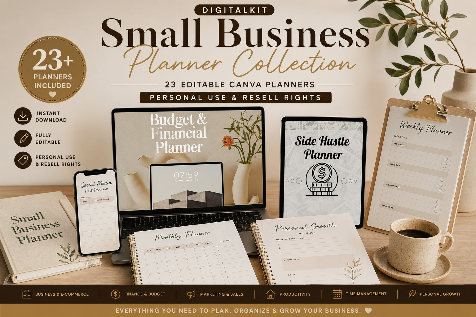23 small business planner collection